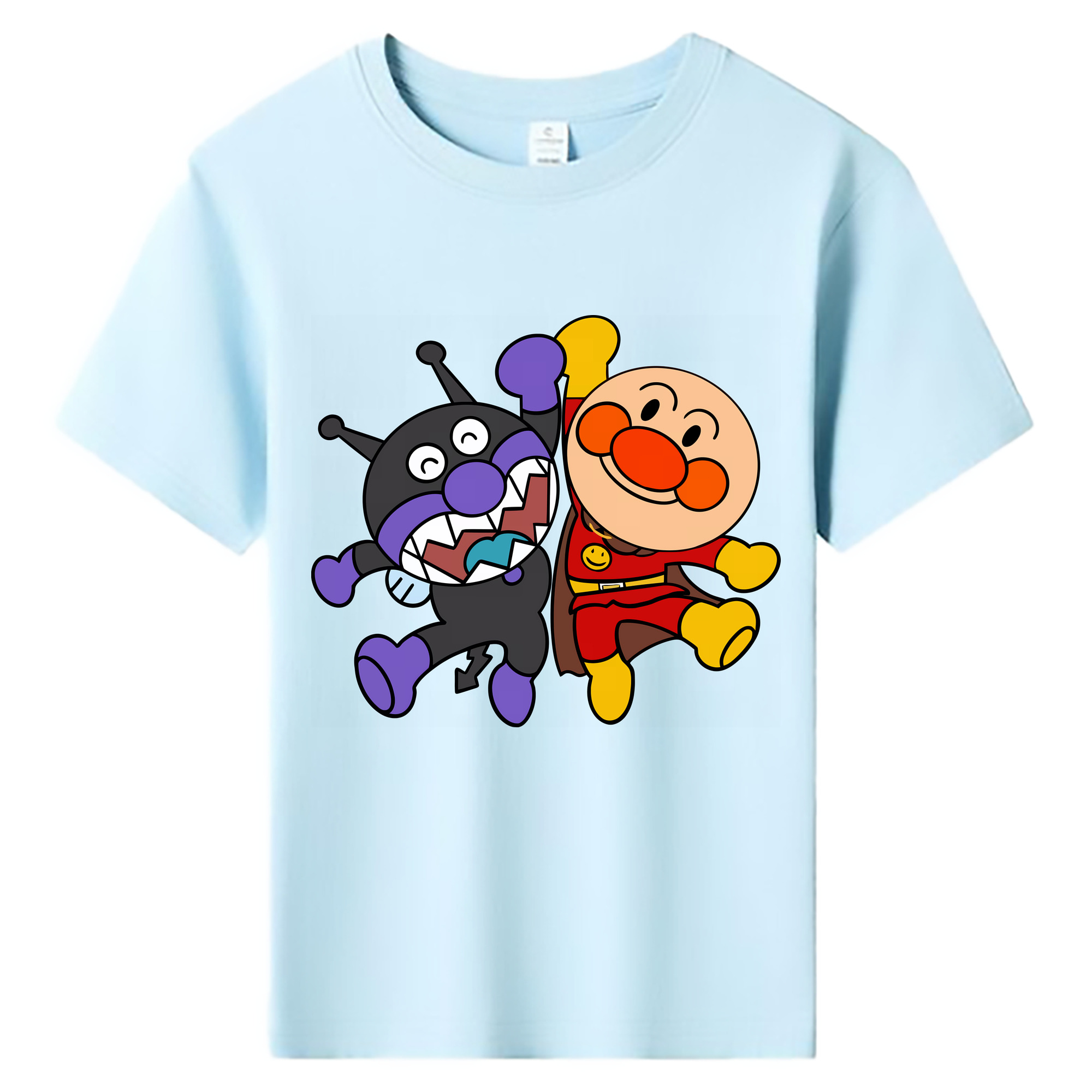 （画像用） アンパンマン Anpanman 綿100％キッズTシャツ（フロントプリント）